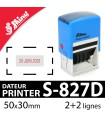 Tampon dateur personnalisable Shiny Printer S-827D