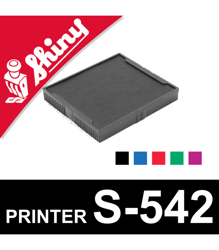 Cassette encrage Shiny Printer S-542