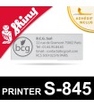 Empreinte Shiny Printer S-845