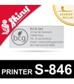 Empreinte Shiny Printer S-846