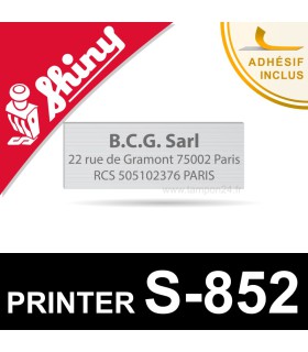 Empreinte Shiny Printer S-852