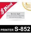 Empreinte Shiny Printer S-852