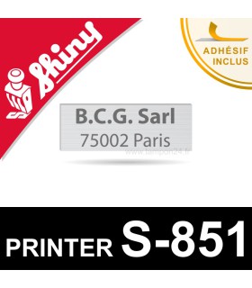Empreinte Shiny Printer S-851