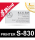 Empreinte Shiny Printer S-830