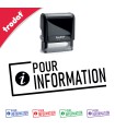 Tampon encreur POUR INFORMATION