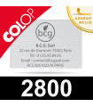 Empreinte Colop 2800