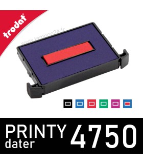 Cassette encrage dateur Trodat Printy 4750