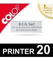 Empreinte Colop Printer 20