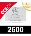 Empreinte Colop 2600
