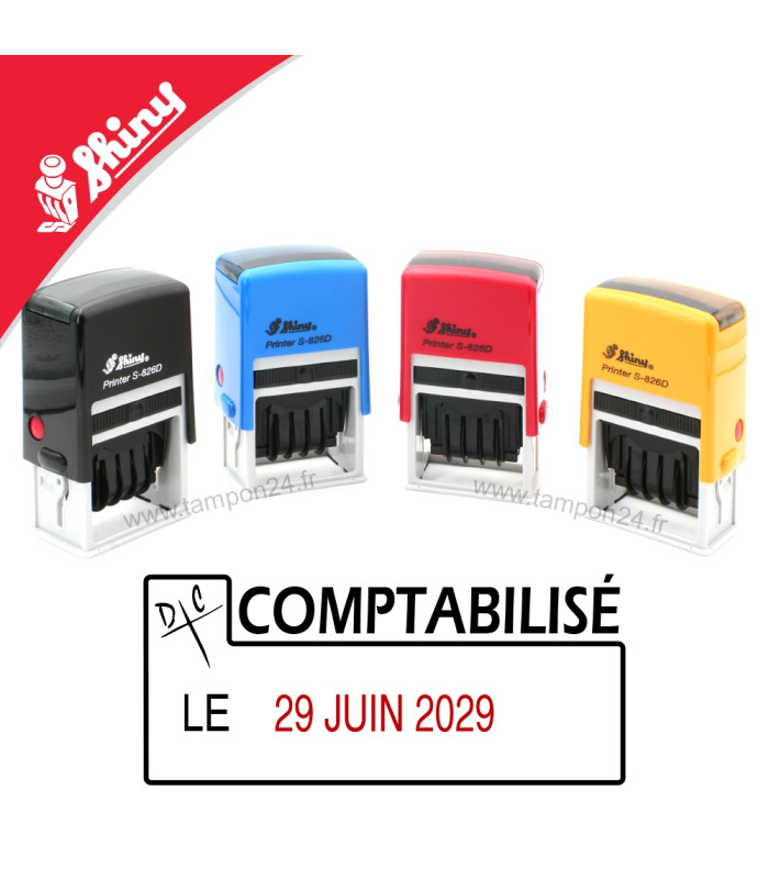 Tampon dateur COMPTABILISÉ LE