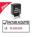 Tampon FACTURE ACQUITTÉE LE