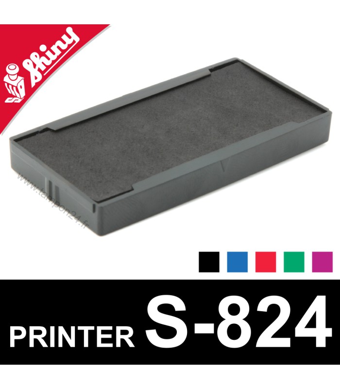 Recharge d'encre pour tampon Shiny Printer S-824