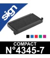 Cassette d'encrage pour Sign Compact n°4345-7