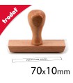 Tampon bois 70x10mm