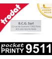 Empreinte personnalisée pour Trodat Pocket Printy 9511