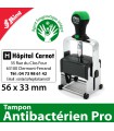 Tampon antibactérien 56x33mm 8 lignes