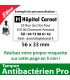 Tampon encreur avec revêtement antibactérien