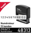 Tampon numéroteur 13 bandes Trodat Printy 48313