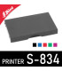 Cartouche d'encre de remplacement pour shiny printer s-834, avec son couvercle de protection