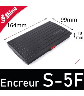 Encreur séparé 155x79mm en feutre pour encres spéciales - Réf: Shiny S-5F