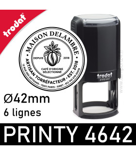 Tampon rond entreprise 4642